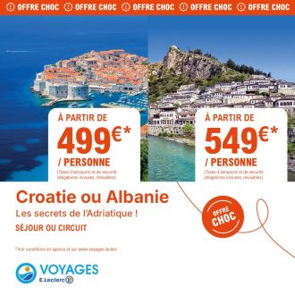 offre choc voyage croatie